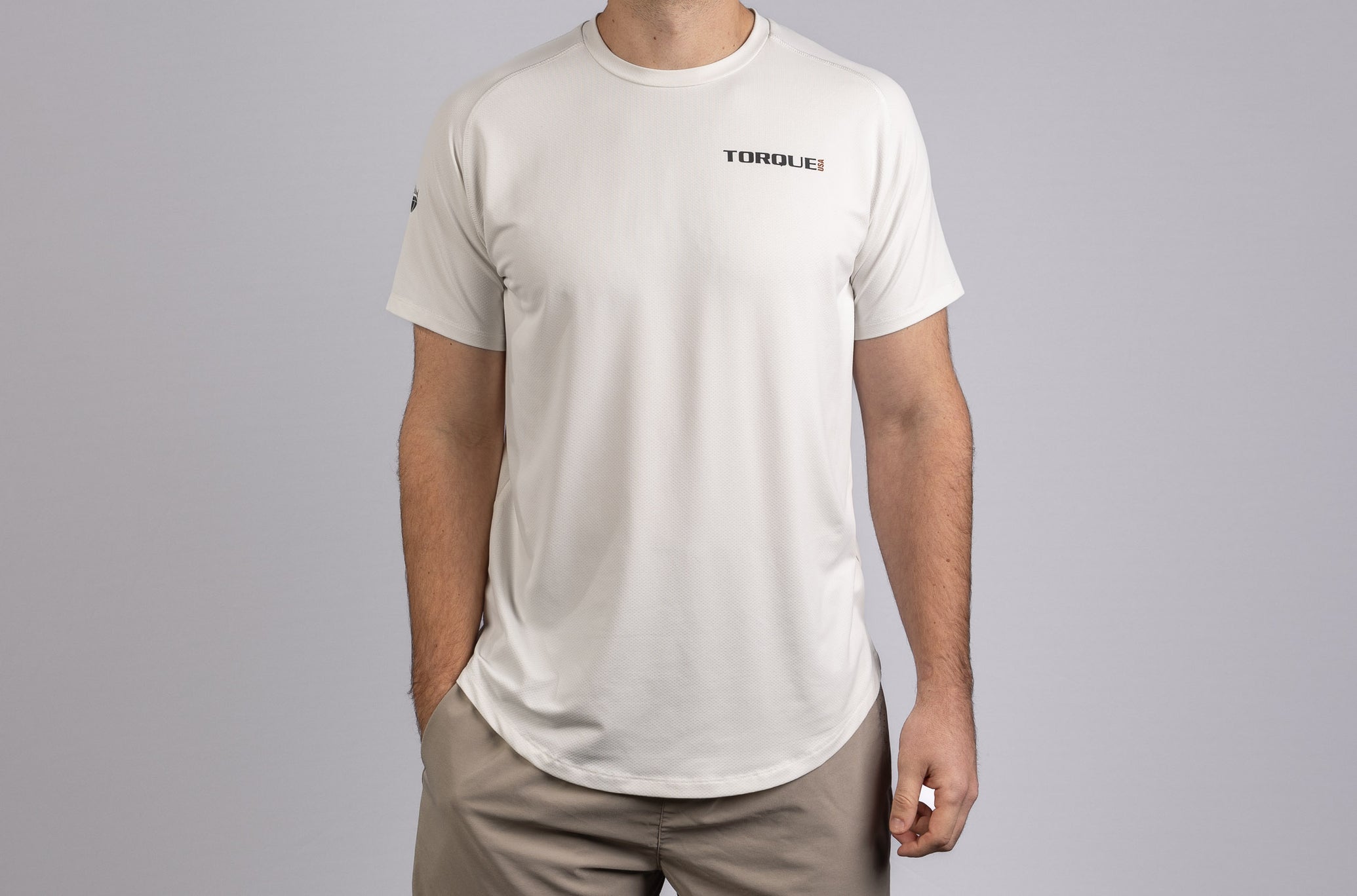 Torque x Royalty - Performance Short Sleeve - White